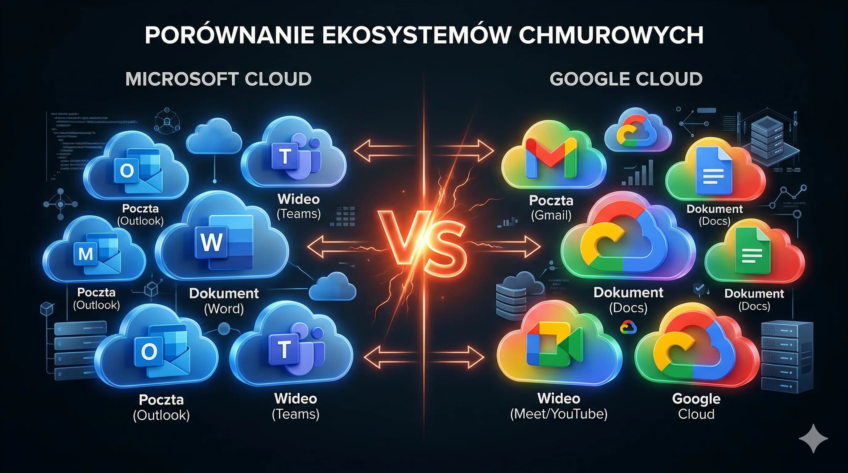 Microsoft 365 vs Google Workspace - porównanie