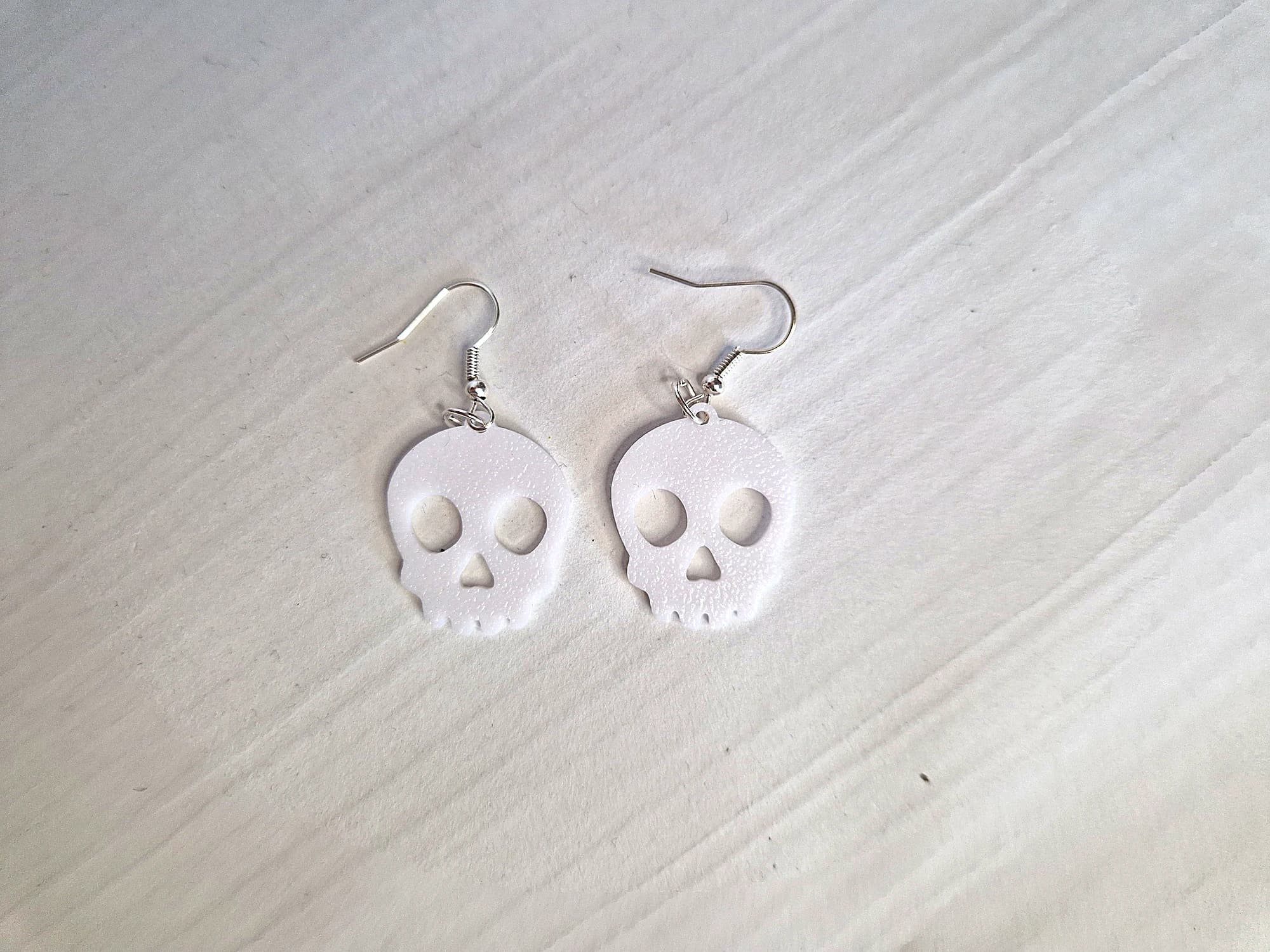 Kolczyki Czaszki - Biżuteria druk 3D