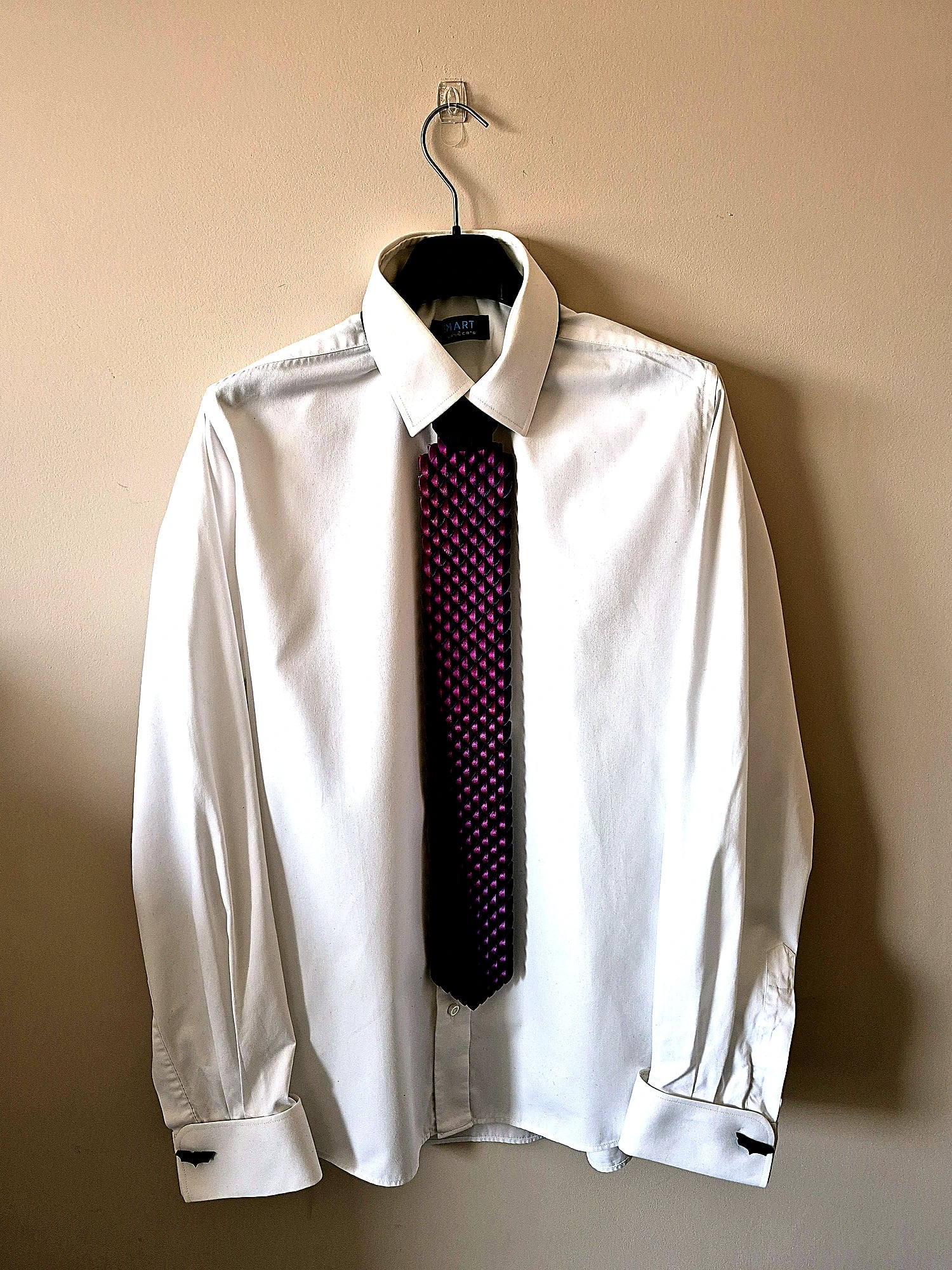 Flexi Krawat Łuski - Midnight - zdjęcie 1