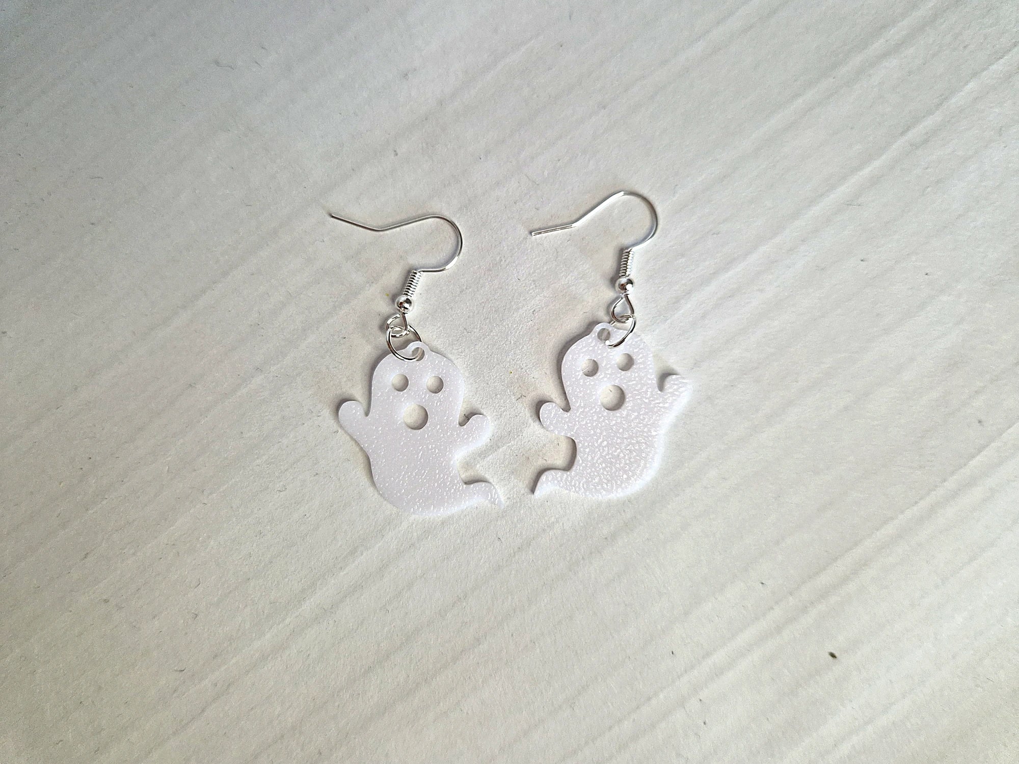 Kolczyki Duszek - Biżuteria druk 3D - zdjęcie 1