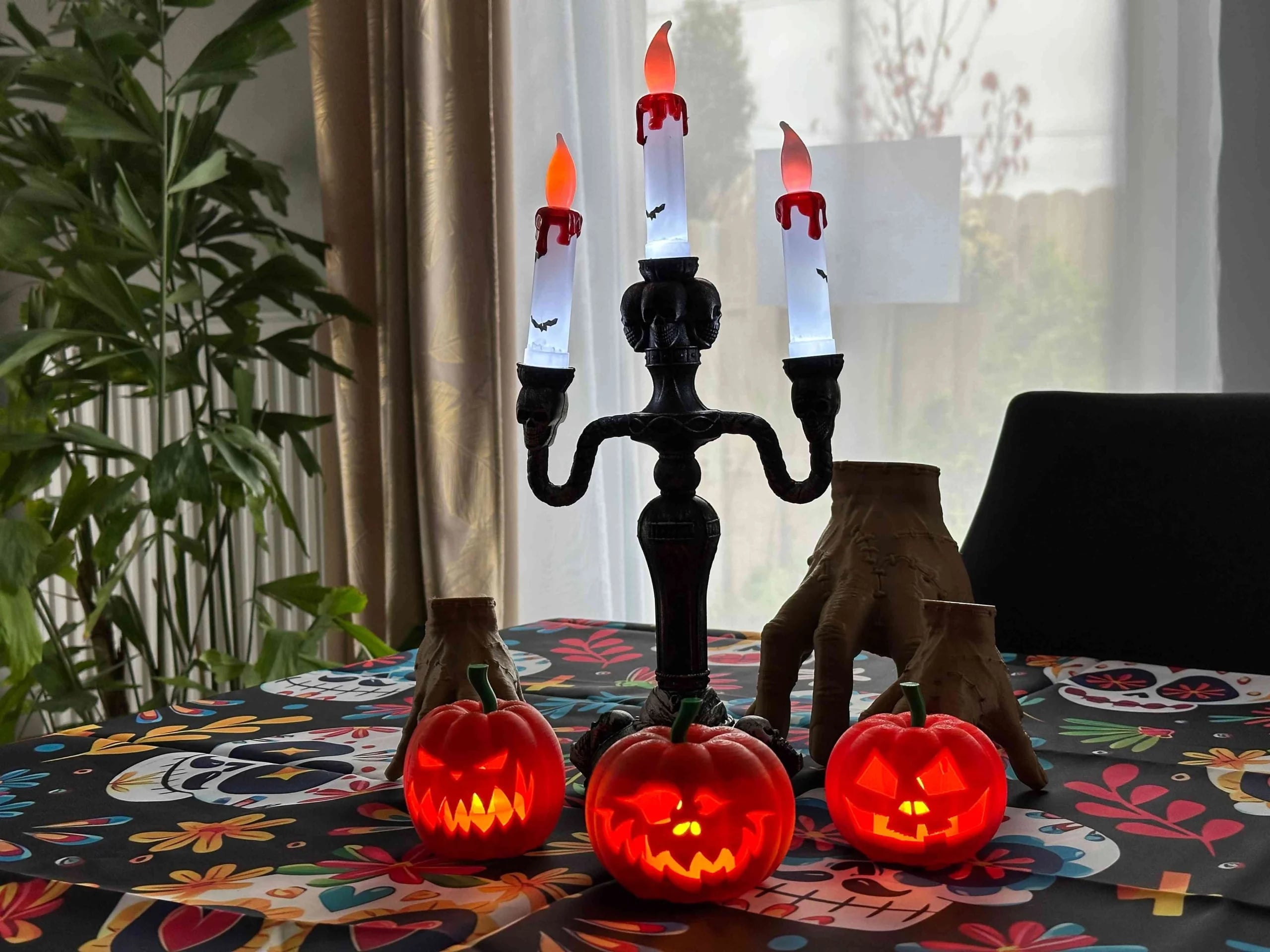 Lampki Dynie Halloween - zdjęcie 2