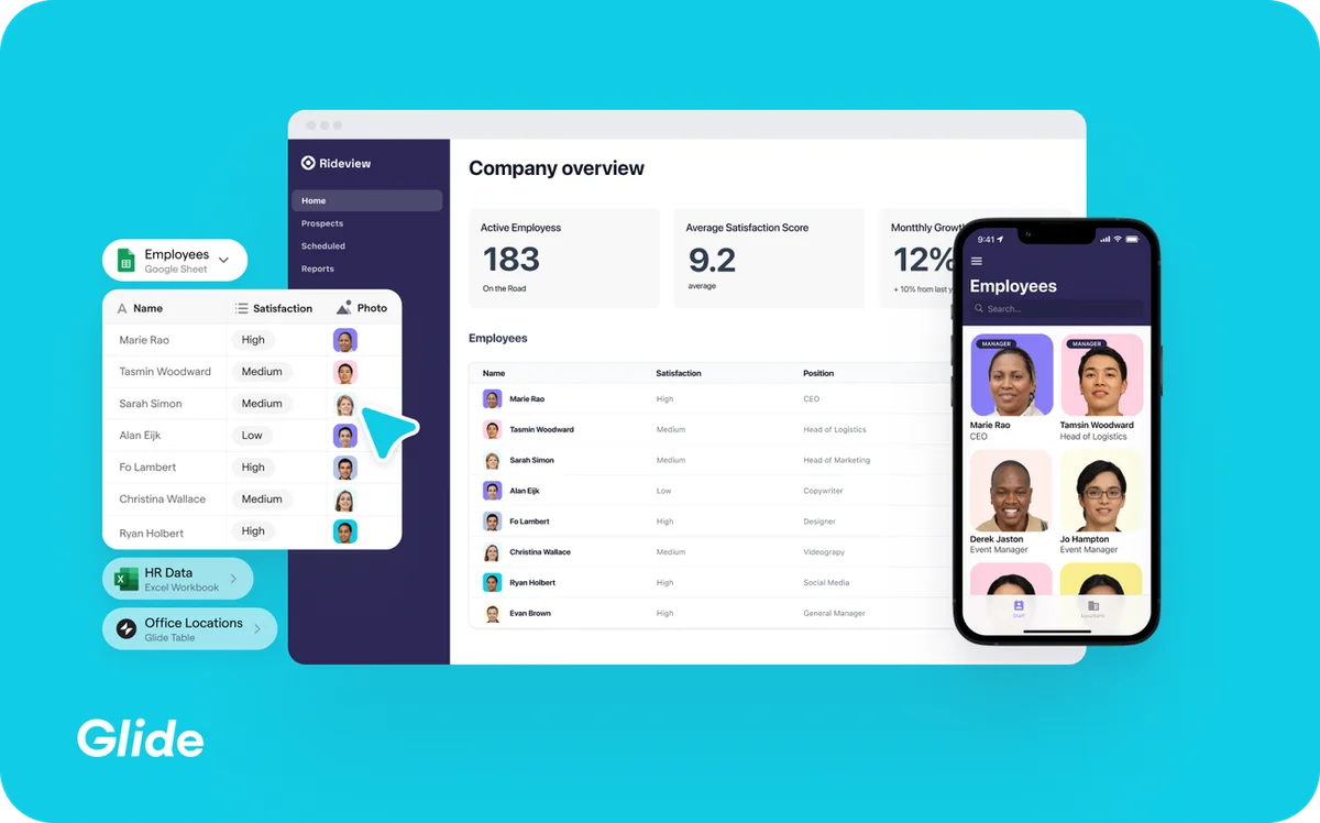 Glide: Transforming Spreadsheets into Apps