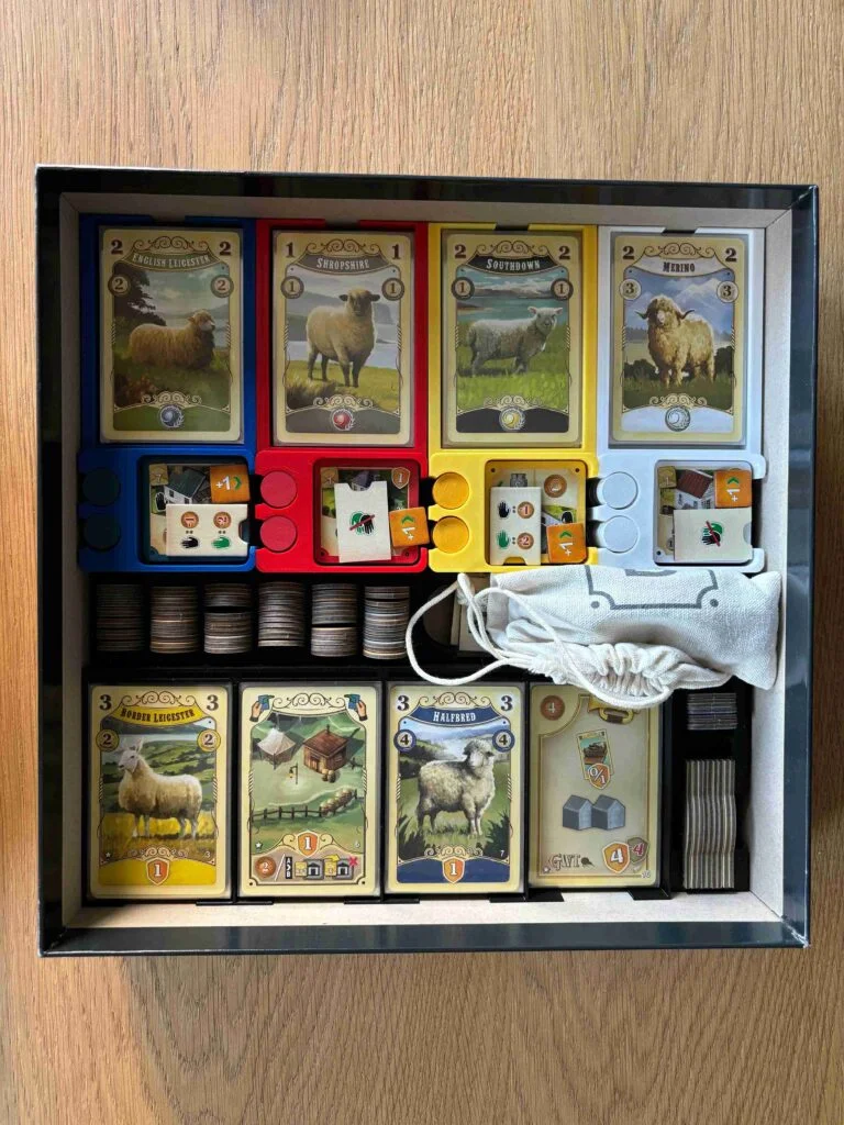 Insert do gry Great Western Trail: Nowa Zelandia – druk 3D