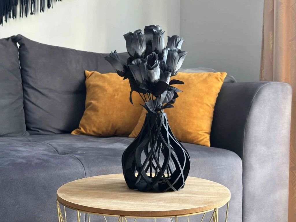 Nowoczesny wazon na sztuczne kwiaty – druk 3D PLA