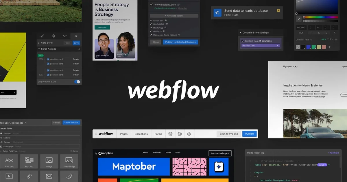 Webflow: Twórz Strony Bez Kodowania