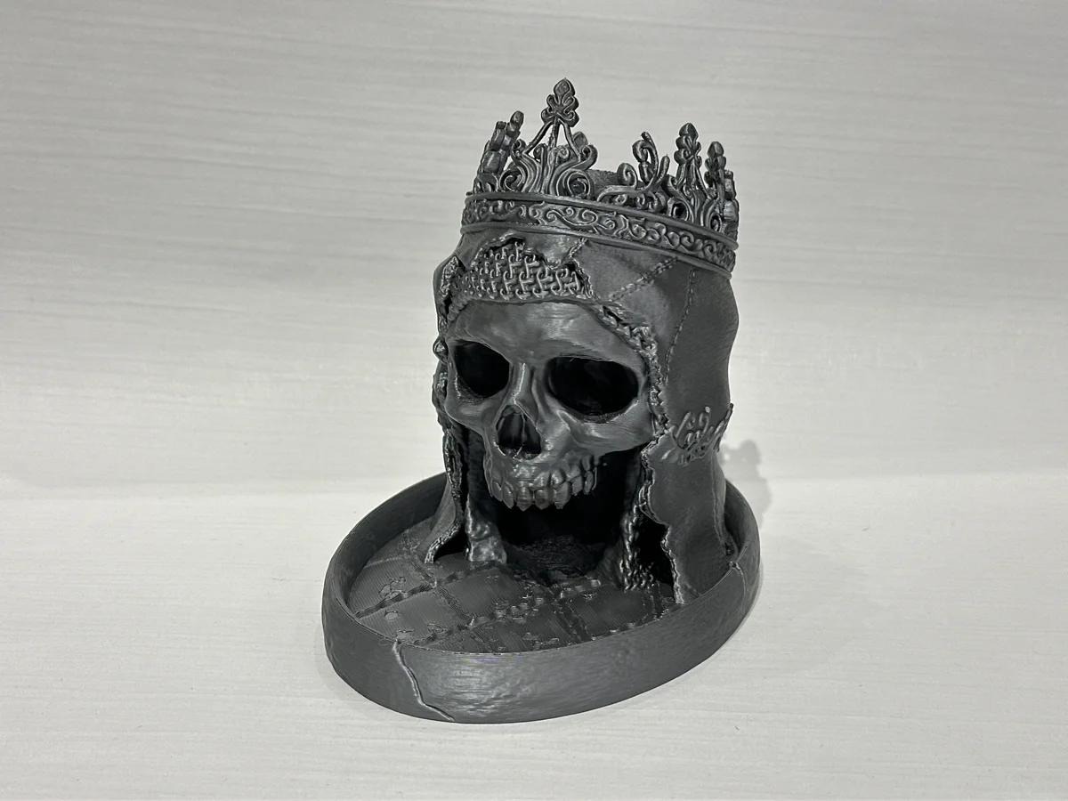 Wieża do kości Royal - druk 3D PLA srebrny